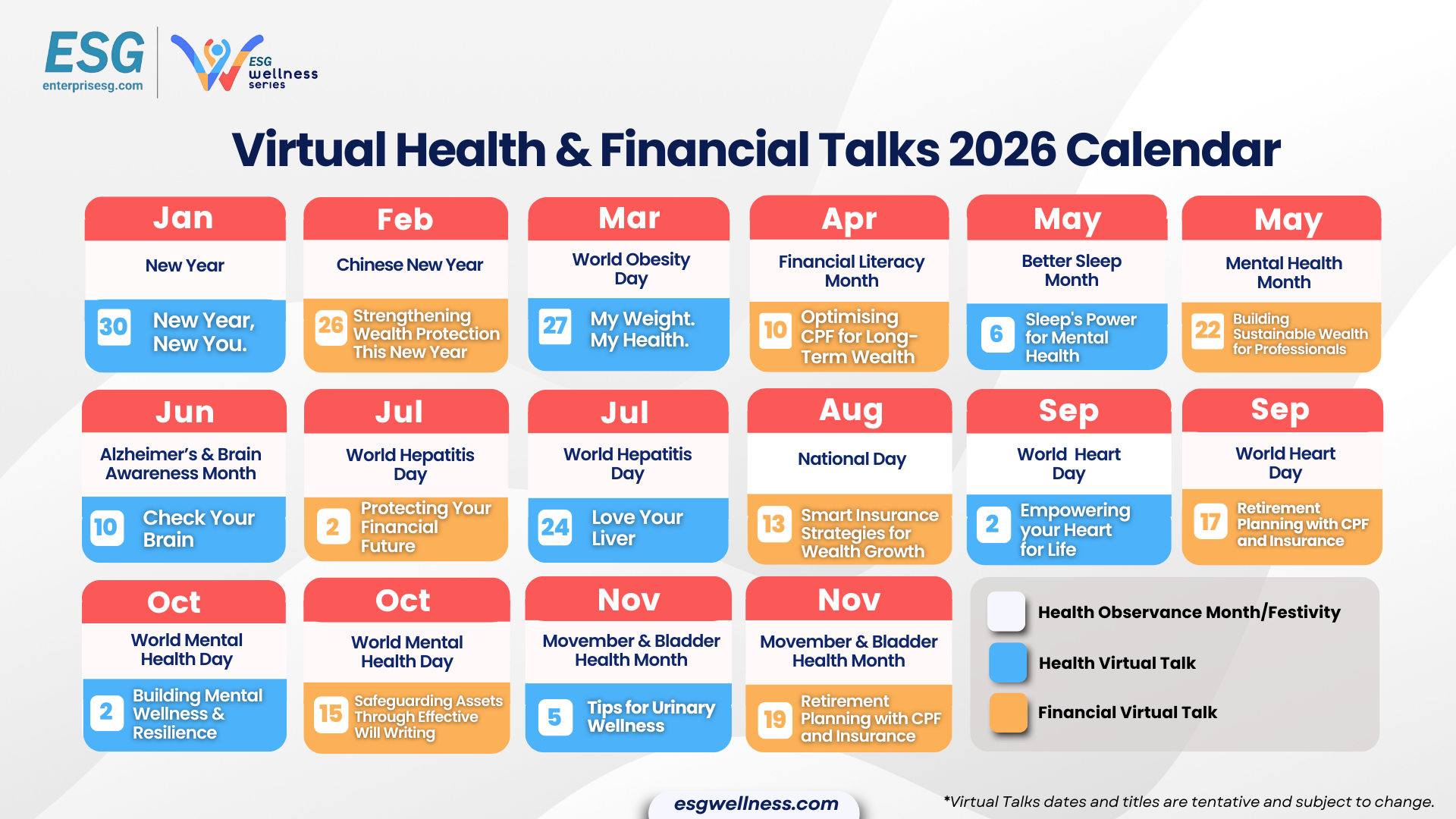 ESG Wellness 2026 Virtual Talk Calendar_Landscape